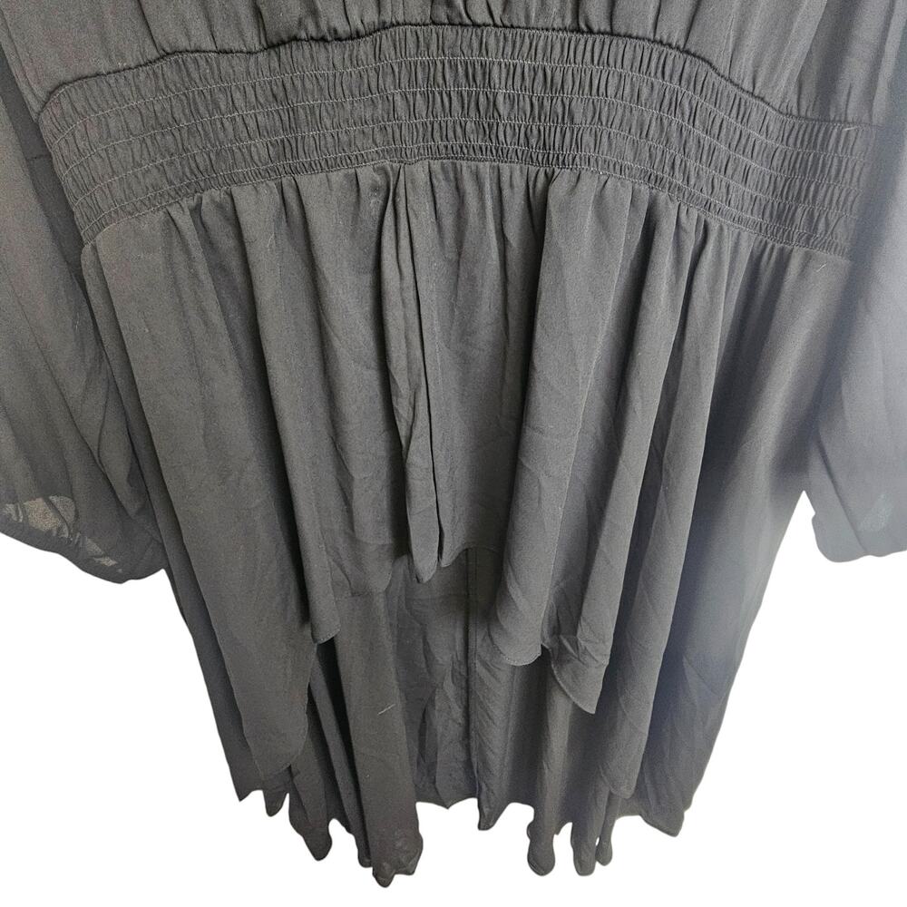 Torrid Womens Hilo Tunic Plus Size 6X Whimsygoth Smocked Date Night Going Out - Picture 5 of 10